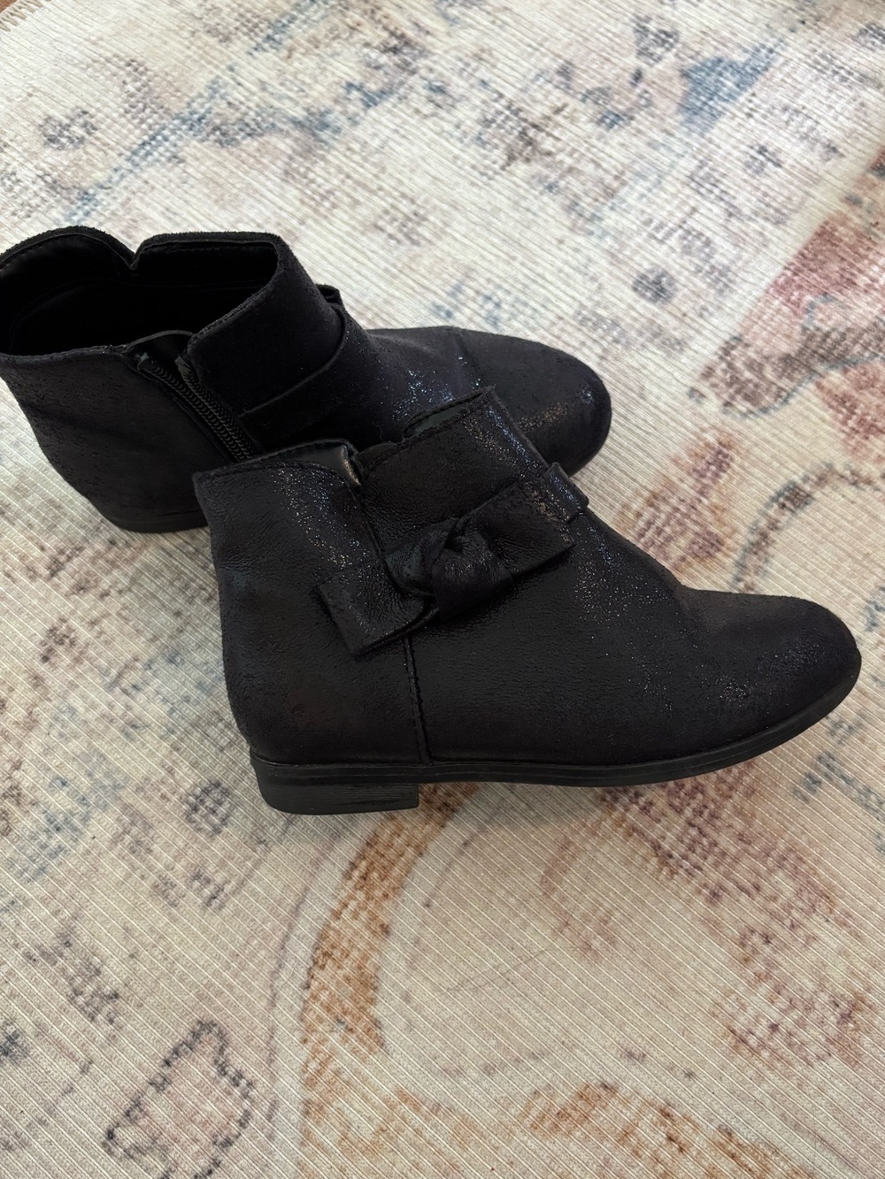 Cat & Jack brand black boots - little girls size 11